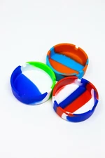 Portable Silicone Round Ashtray Heat Resistant and Unbreakable - Ships from USA