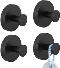 Suction Cup Hooks for Shower,Removable Towel Hook, 4 pack