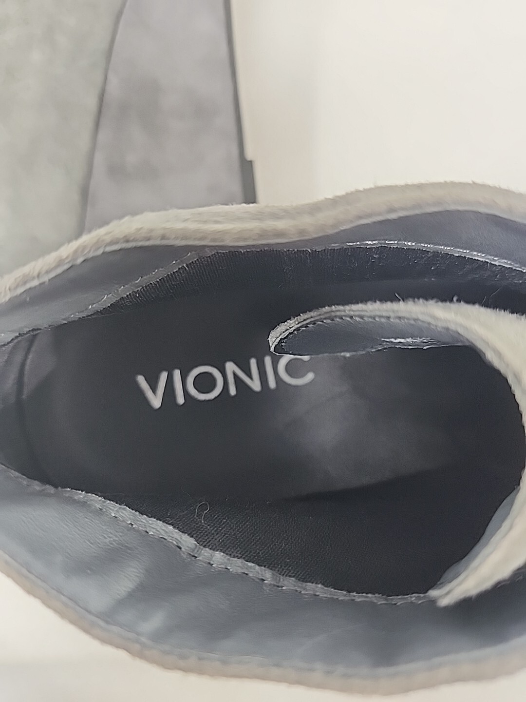 Vionic Womens Size 8.5 Booties Solid Gray Wedge B… - image 15