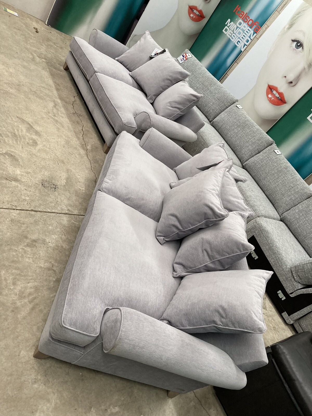 BRAND NEW The Lounge Co Company BRIONY Furniture Village BRONWYN Grey