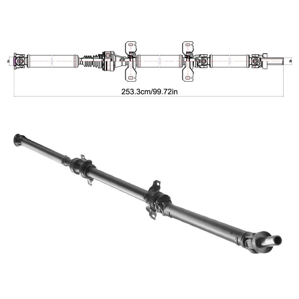 Genuine Rear Drive Shaft Assy Driveshaft 936-745 AWD For 11-19 Toyota Sienna 3.5 - Изображение 2 из 4