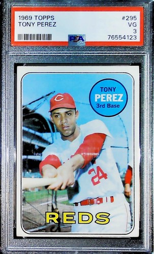 1969 Topps Tony Perez #295 card