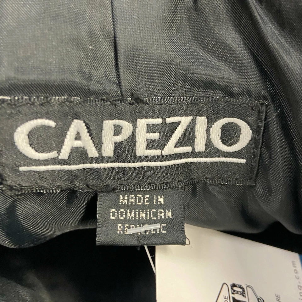 Falda vintage Capezio de cuero negro hasta la rodilla para mujer talla 5/6 Foto 4 de 4