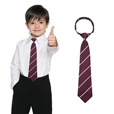 School Ties for Boys/Kids, Pre-tied Adjustable Neckties Boys Tie for 21-1pcs