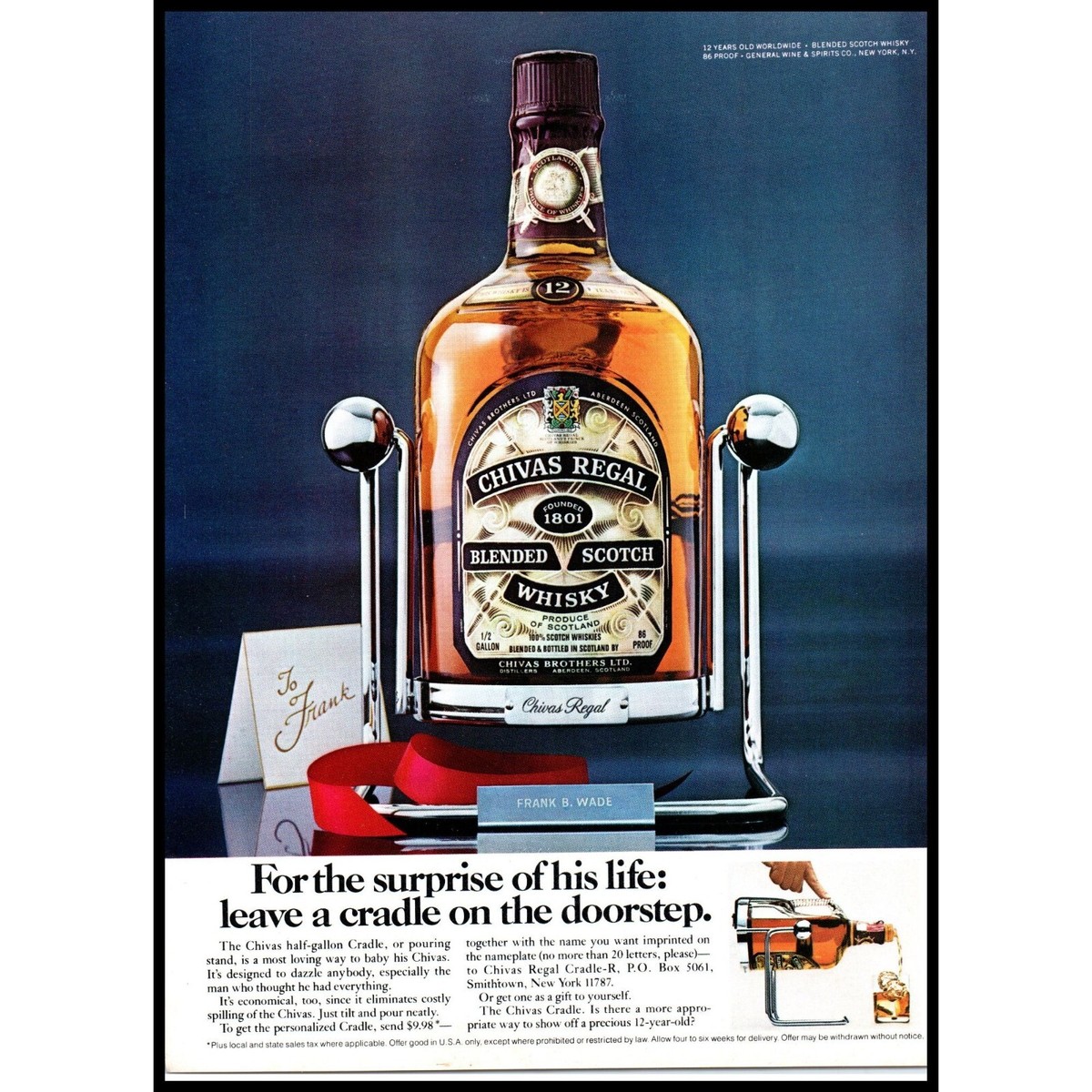 CHIVAS REGAL パブミラー スコッチ ヴィンテージ インテリア cozyvintage_210425n6-sign