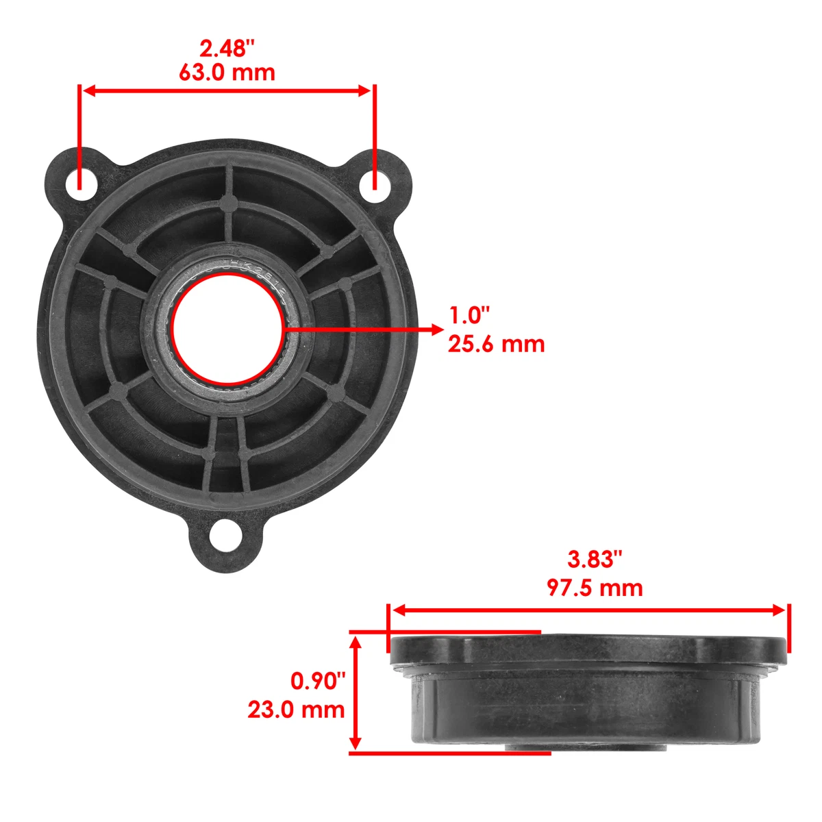 3235337 3234418 Front Differential Input Cover For Polaris