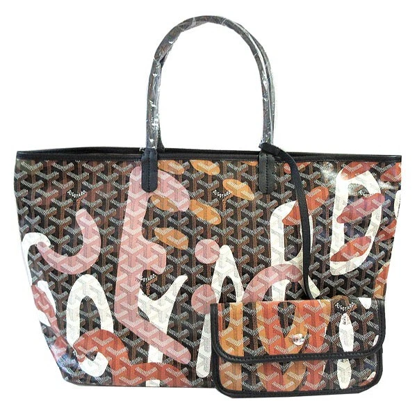 Goyard Saint Louis GM Tote Bag Camouflage Black & Pink