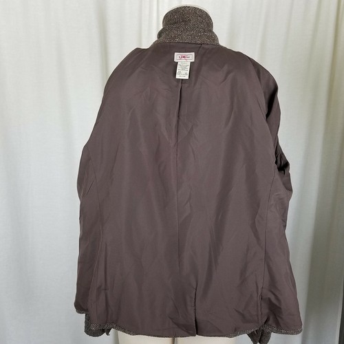 LL Bean Wool Silk Herringbone Equestrian Riding Country Jacket Blazer Womens L - Picture 7 of 8
