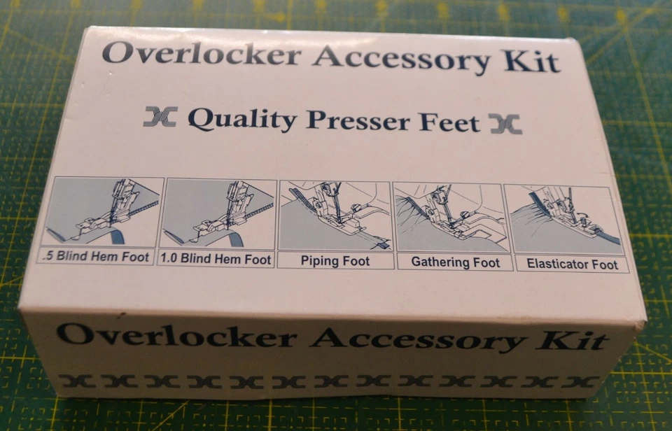 Overlocker Presser Foot Accessory Kit - 5 Sewing Feet for Overlockers / Sergers - Image 4 of 4