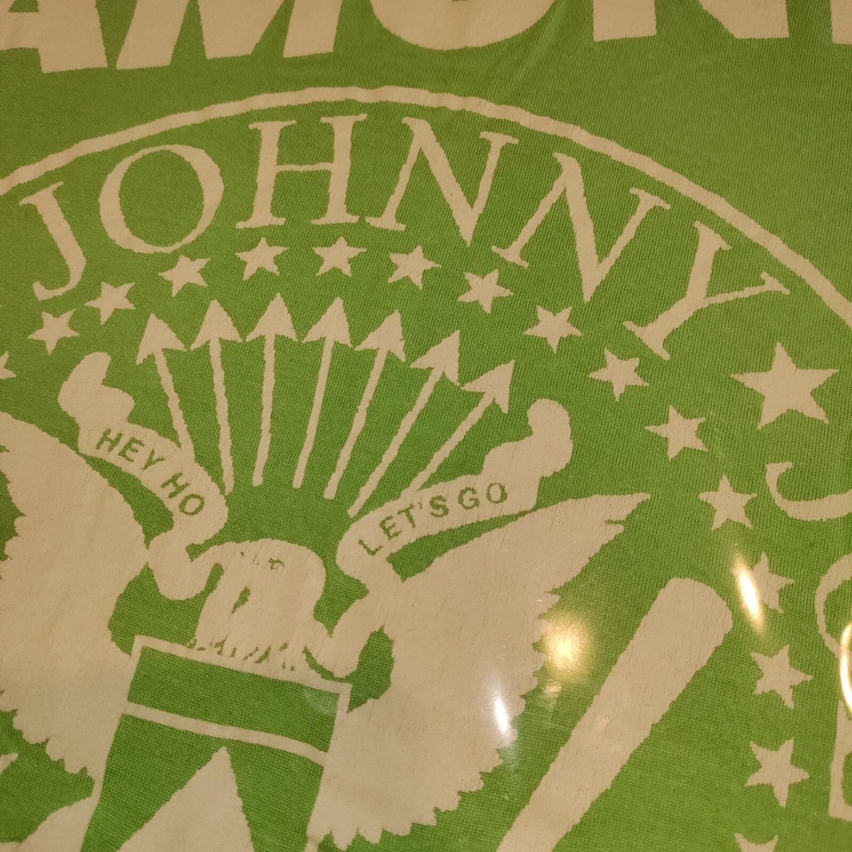 RARE* Ramones T-Shirt Vintage M Chaser Punk Rock Lime Green