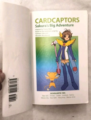 Cardcaptors 3: Sakura's Big Adventure (PB, 2001, Scholastic) Tracey West 1st OOP - Bild 4 von 10
