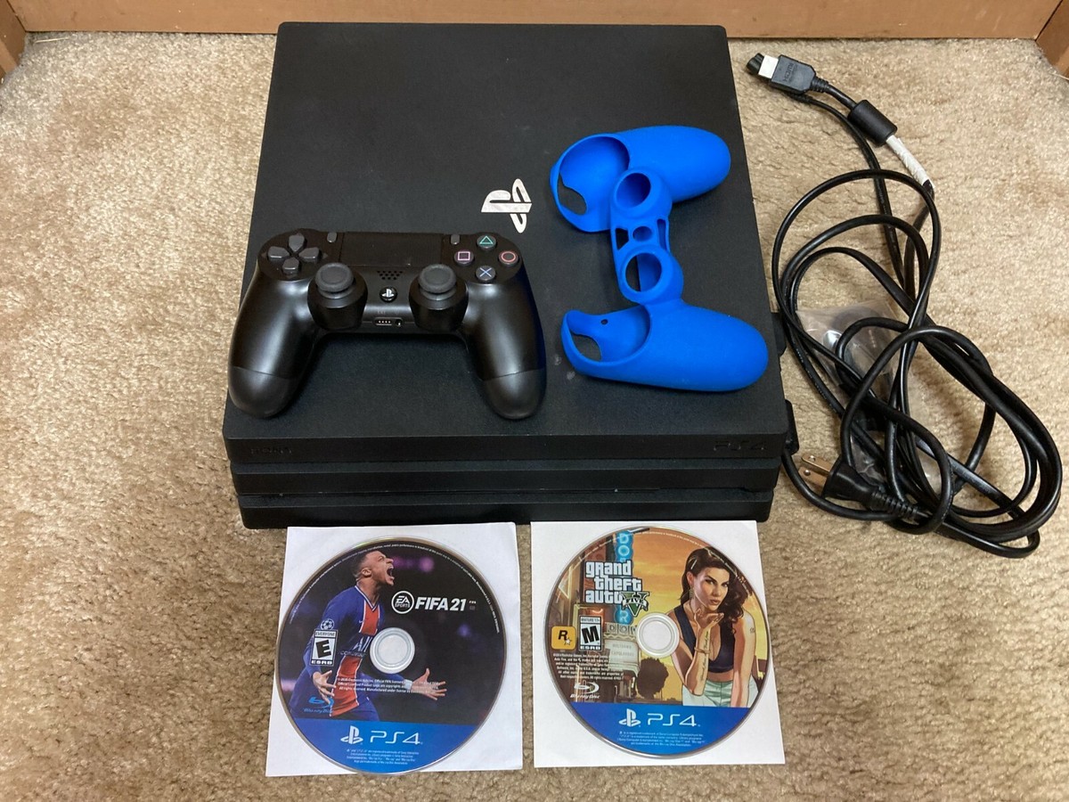 Sony PlayStation 4 PS4 Pro 4K 1TB System w/ Controller Games