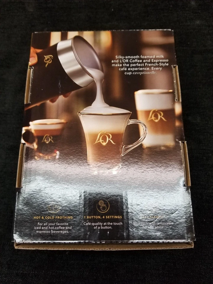 Espumador y vaporizador de leche LOR Barista automático máquina de espuma fría y caliente Foto 2 de 4