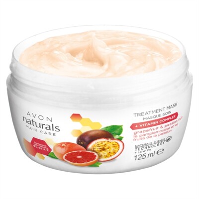Avon Naturals Grapefruit  Passionsfrucht Haarkur ins  Haar Maske  Beauty Oase