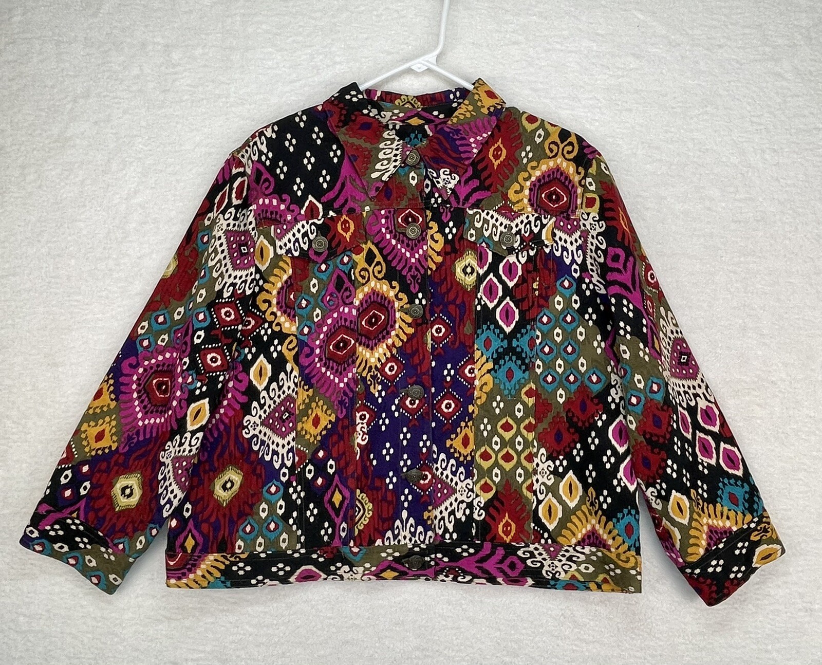 Ruby Rd. Multi-Color Lightweight Women’s Jacket S… - image 1