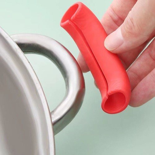 1Pair Anti-slip Pan Handle Holder Steamer Casserole Pan Holder Kitchen Supplies - Picture 5 of 12