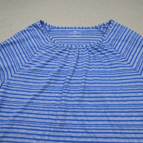Talbots Top Womens XL Blue Short Sleeve Cotton