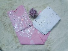 Indian Women's Beautiful Tunic Kurti Set Bollywood Ethnic Kurta Pant Set Clothes