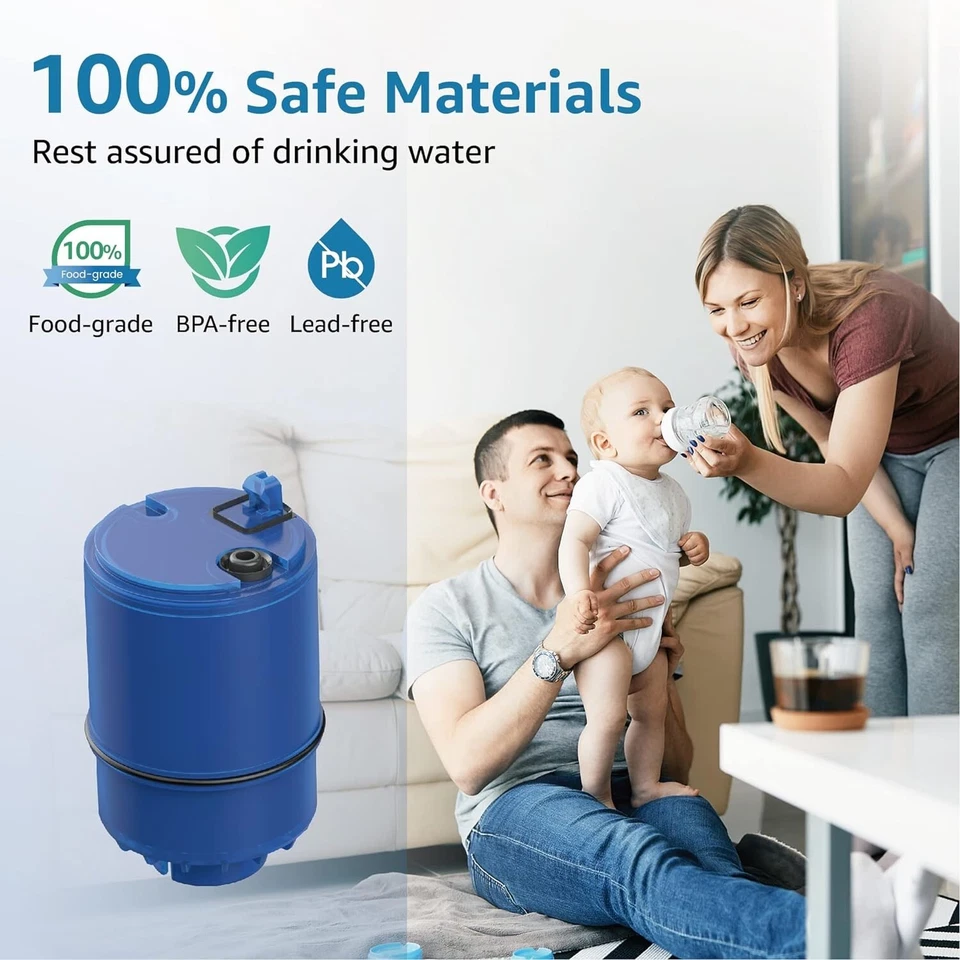 AQUA CREST Water Filter Replacement for RF-9999® Faucet , NSF Certified, 9 Pack - Image 4 of 4