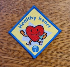 GirlGuiding Old Healthy Heart Brownie Interest Badge (2003-2018)