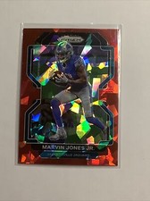 2021 Panini Prizm Marvin Jones Jr. Red Cracked Ice #12 Jaguars A-38