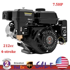 Electric Start Log Splitter 4-Stroke 7.5HP Gas Shaft Motor Version Engine 212CC