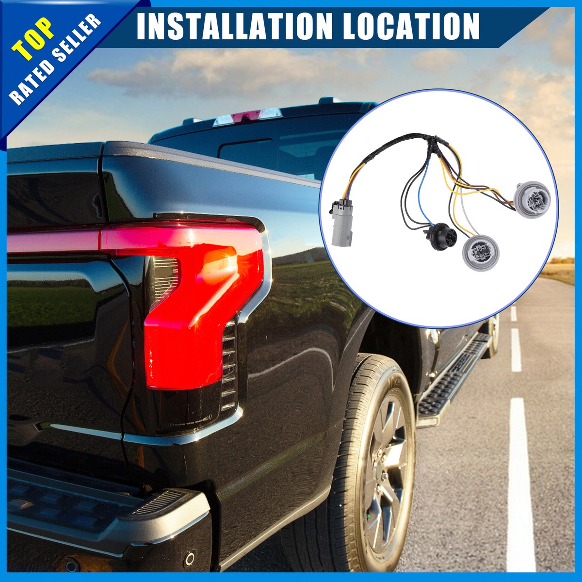 Pack of 1 for Ford F-150 2018-2020 Tail Light Socket JL3Z-13412-A