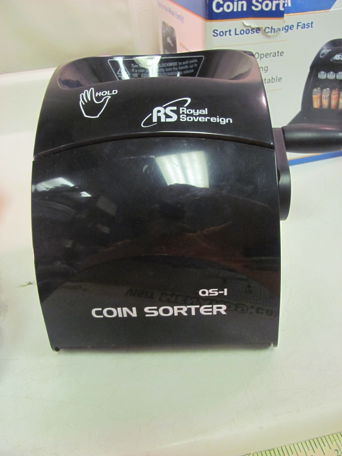 Royal Sovereign Quick Sort Counter Top Coin Sorting Machine QS1AC w