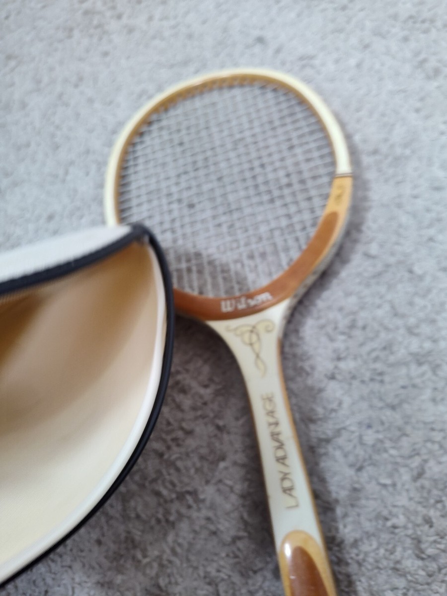 Vintage Wilson Lady Advantage Wood Tennis Racquet w/Zephyr