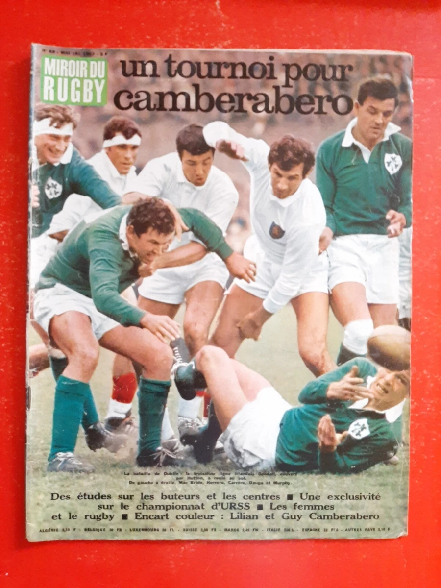 6 numéros du miroir du rugby année 1964-1966 - Livres
