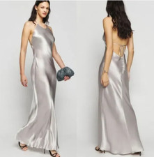 New with Tags Reformation Jeany Silk Dress; Color Moonlight ; Size Medium