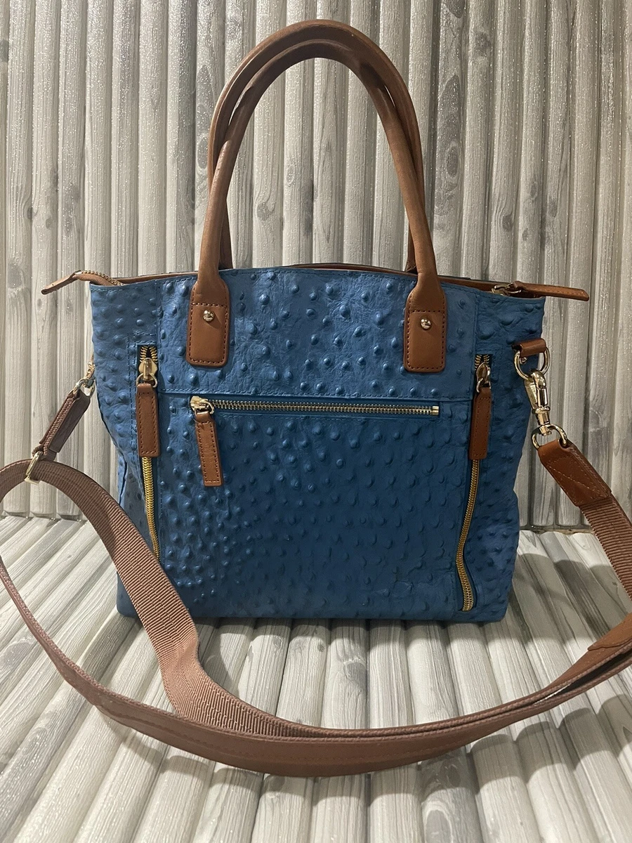 Gun tote n Mama Blue Concealed Carry Purse Blue Leather Large w