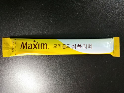 Miscela caffè istantaneo coreano Maxim Mocha latte semplice oro 10/20/50/100 bastoncini - Foto 8 di 14