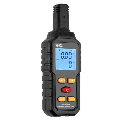 Detector de radiación 3 en 1 dosímetro contador Geiger EMF probador electromagnético - Imagen 13 de 14