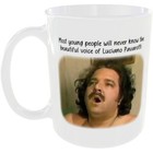 FUNNY RON JEREMY AS LUCIANO PAVAROTTI MUG MY MEME CUP BEAUTIFUL VOICE ADULT GIFT