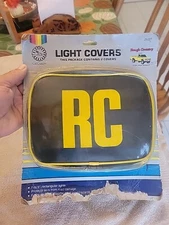 RARE NOS CAL CUSTOM ROUGH COUNTRY ROLL BAR  LIGHT COVERS 9" RECTANGLE 1988 (2)