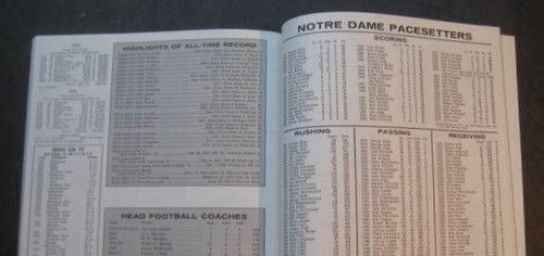 1977 Notre Dame Fighting Irish Football Guide Joe Montana - Picture 7 of 9