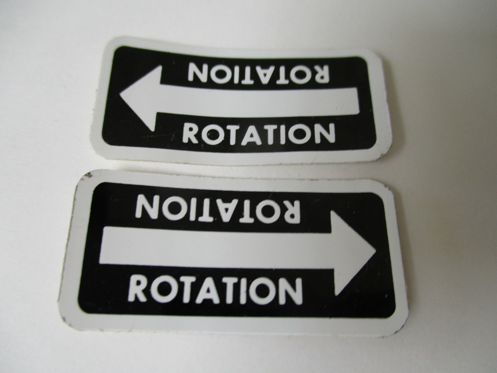 Vickers DE4145 Peel & Stick Rotation Instruction Label Decal Plate ...