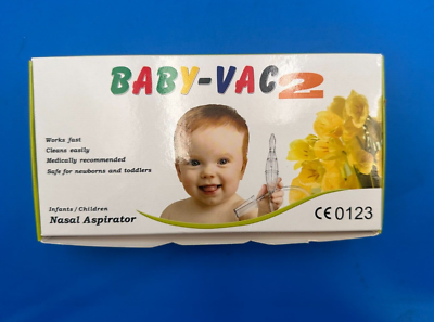 BABY-VAC Vacuum Operated Baby Nasal Aspirator Safe Hygienic