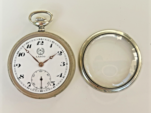Antike Lanco Taschenuhr Marke Patent Taschenuhr Pocket Watch 2-8 - Bild 3 von 20