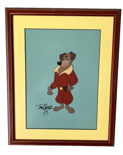 RARE All Dogs Go To Heaven Production Cel-Charlie B Barkin-SIGNED TOM