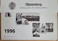 Kalendarz Marienberg 1996 z motywami z pocztówkami historycznymi RZADKI !!