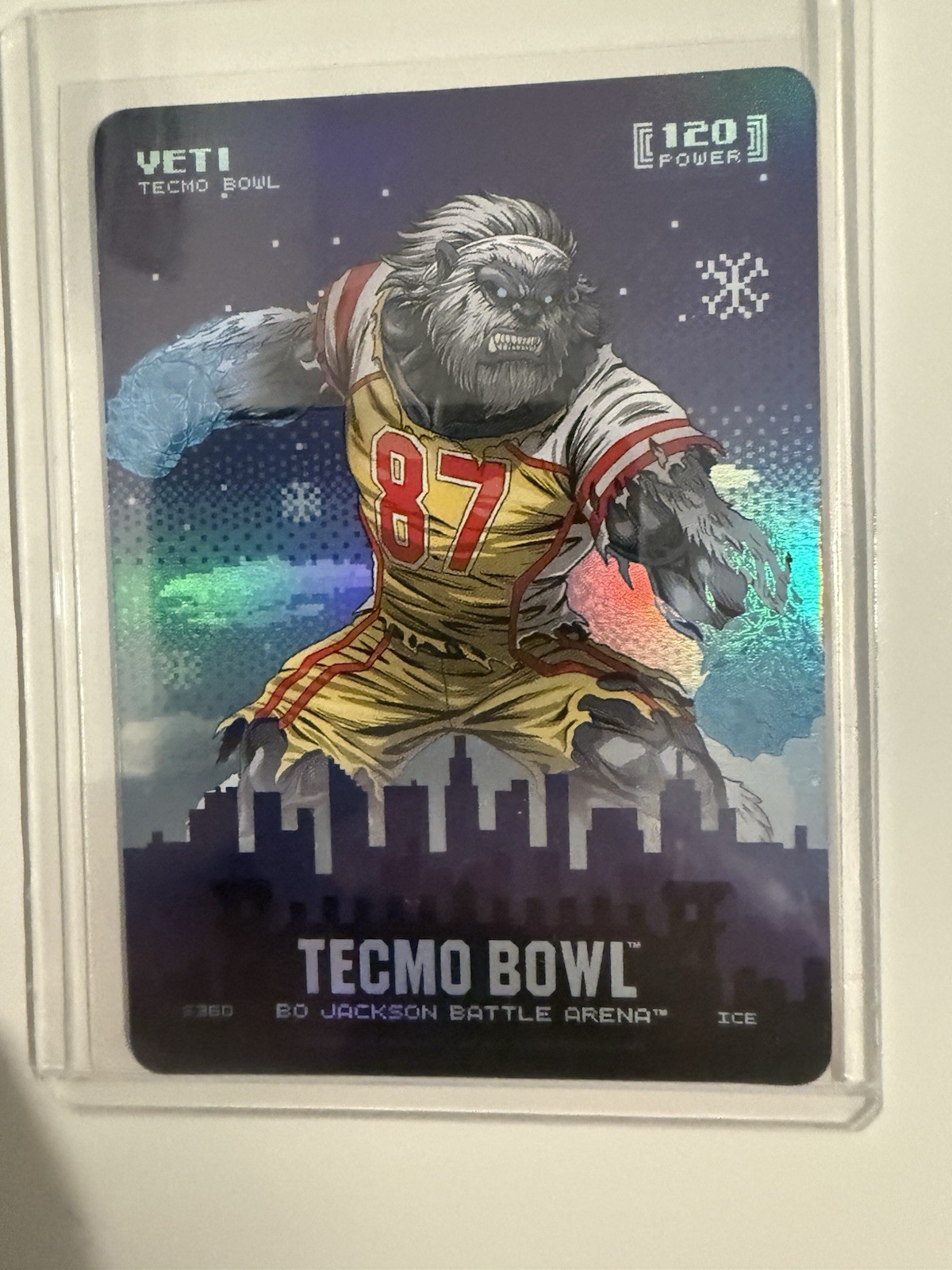 2026 Bo Jackson Battle Arena Tecmo  Yeti Travis Kelce Ice Skyline S360