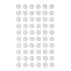 ® Klettpunkte - Ø 15 mm - Weiß - 60 Paar - Klettverschluss Klebepunkte - selb...
