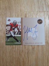 2009 Press Pass MALCOLM JENKINS Signings Autograph #PPS-MJ3 Rookie Auto Saints