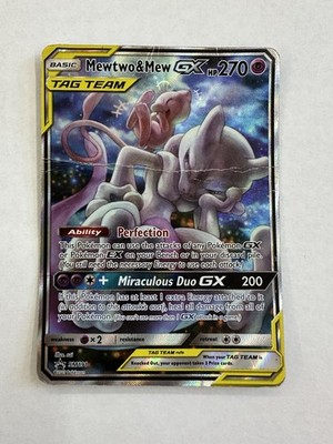 mewtwo pokemon card tag team Pokemon Tag Team GX Tin Mewtwo & Mew
