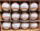 ARIZONA DIAMONDBACKS (12) SIGNED, NEW MLB BASEBALLS, CRUZ, SALAZAR, RAUCH, ETC.