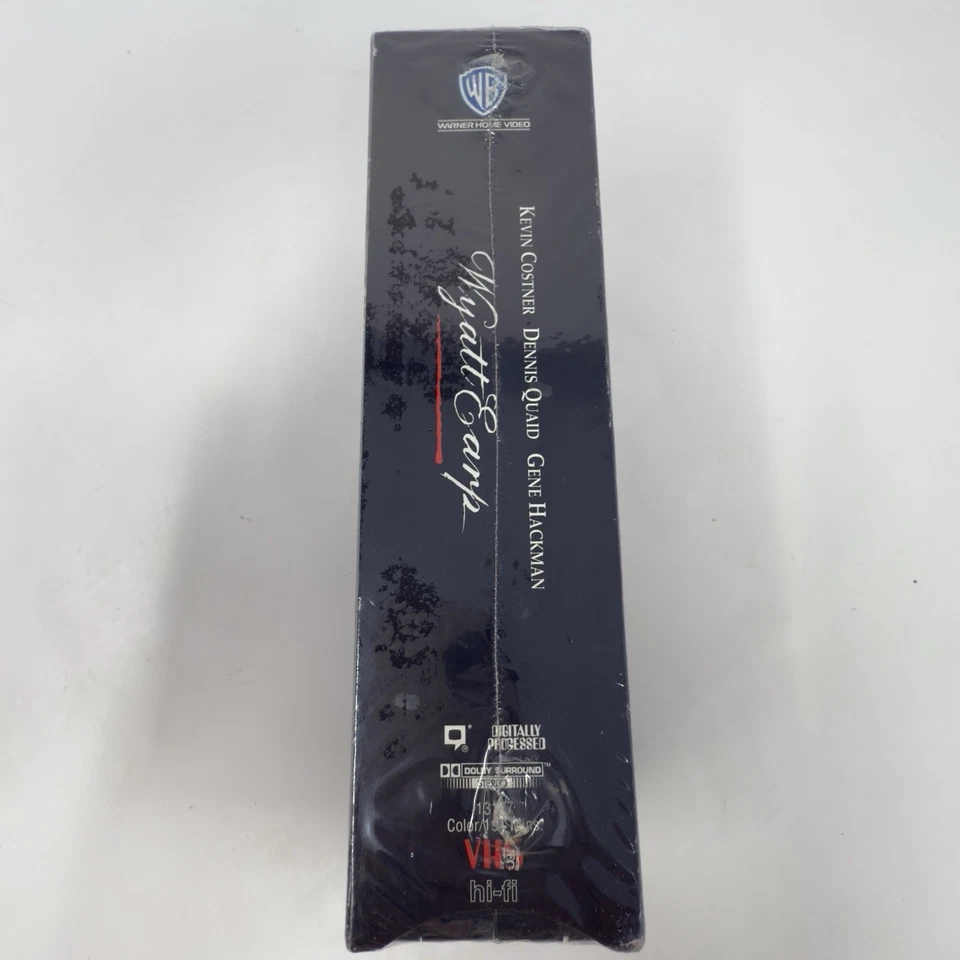 Wyatt Earp Sealed VHS 1994 2 Tape Set Warner Brothers 13177 Unopened New - Image 4 of 4