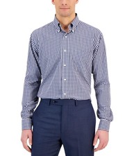 Club Room Mens Regular Fit Button Down Dress Shirt