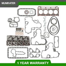 New For Kubota V1702 V1702b Bobcat 1600 733 743 Cylinder Head & Head Gasket Kit